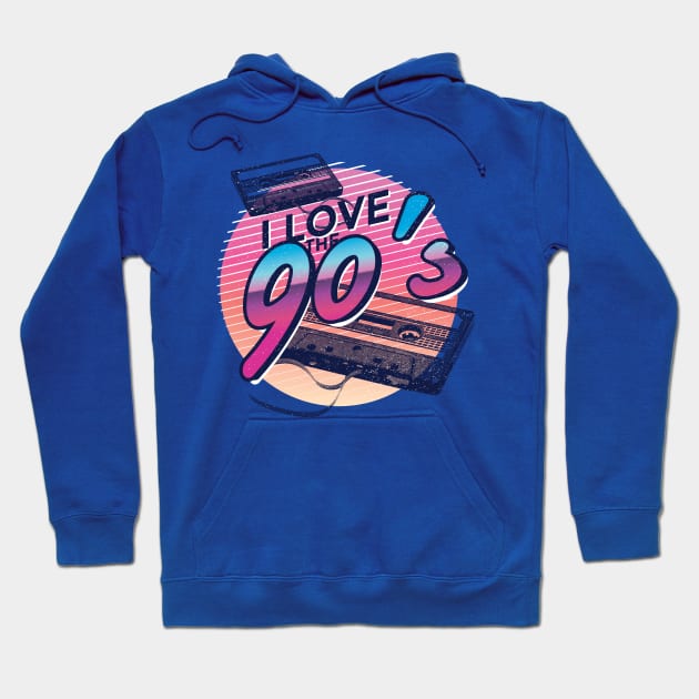 90s Music Lover Hoodie by Urban_Vintage